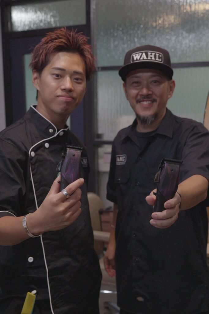 WAHL フェードカットセミナー 実践様子の写真