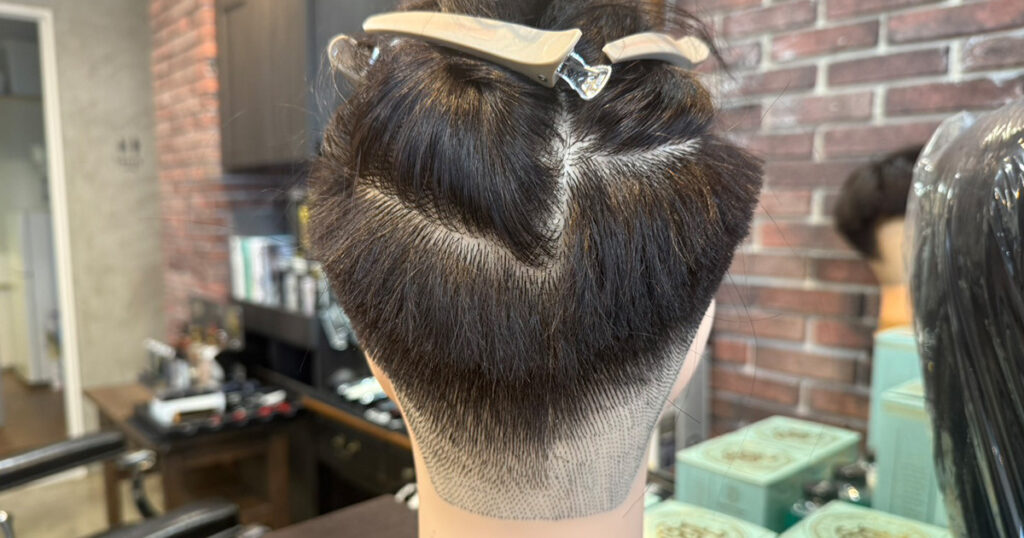 WAHL フェードカットセミナー マネキンの写真
