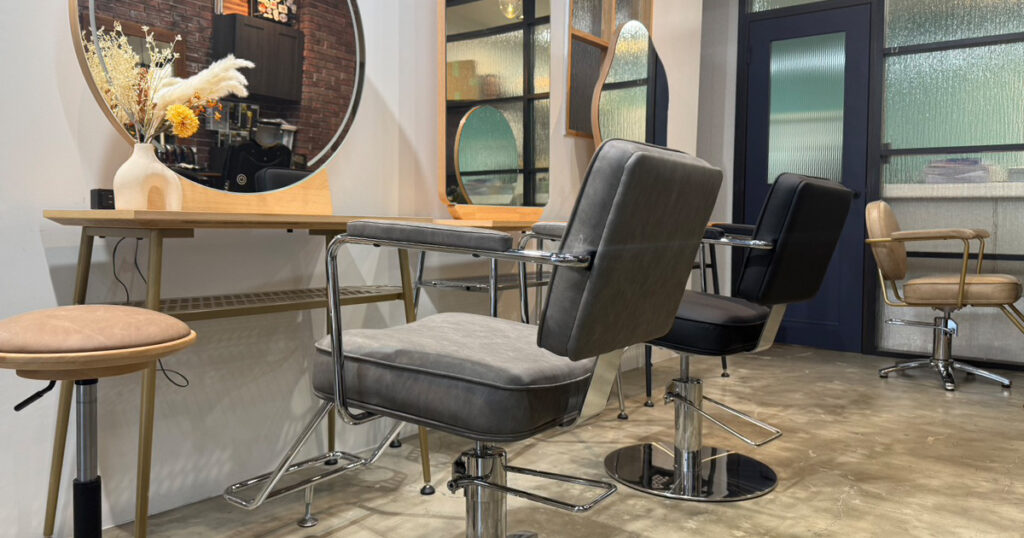 サロンマーケット　池袋ショールーム　セット面　見本