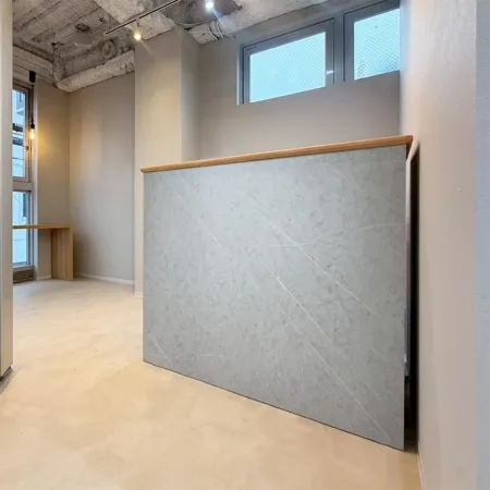 Framu design　フラムデザイン　カウンター　レセプションカウンター　ペールモルタル　の画像